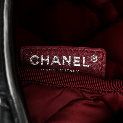 Chanel Calfskin Quilted Large Chesterfield Flap Black 7 of 13