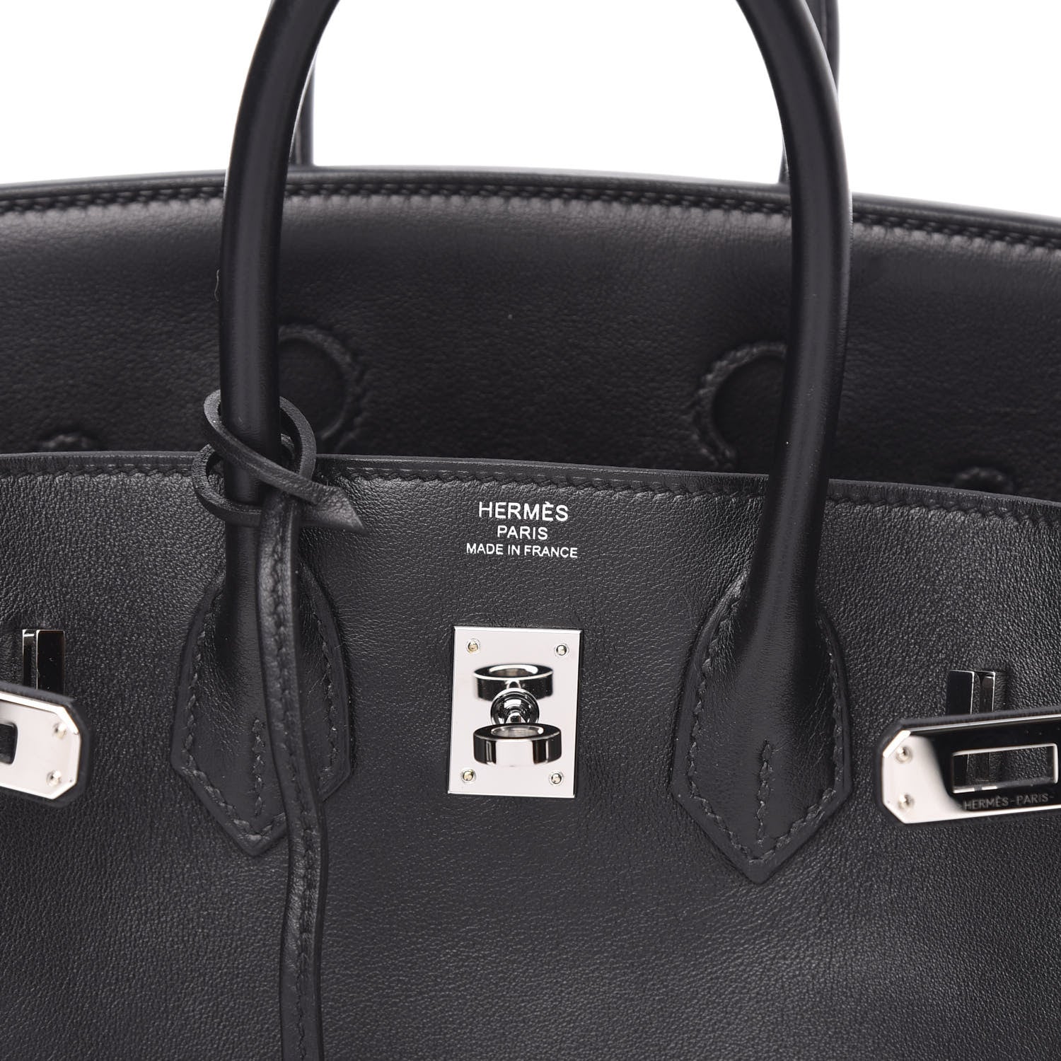 Hermes Swift Birkin 25 Black 6 of 11
