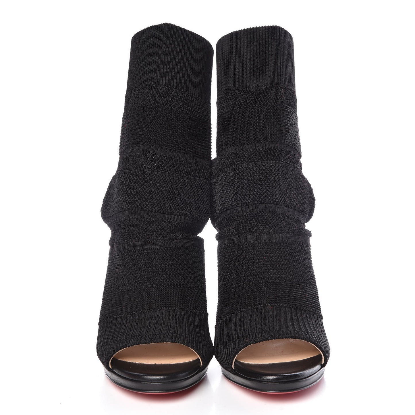 Maille Tricot Nappa Cheminene 120 Sock Ankle Boots 39 Black