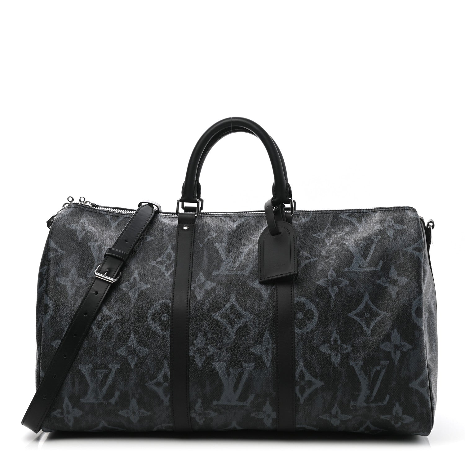 Louis Vuitton Monogram Pastel Keepall Bandouliere 50 Black 1 of 11