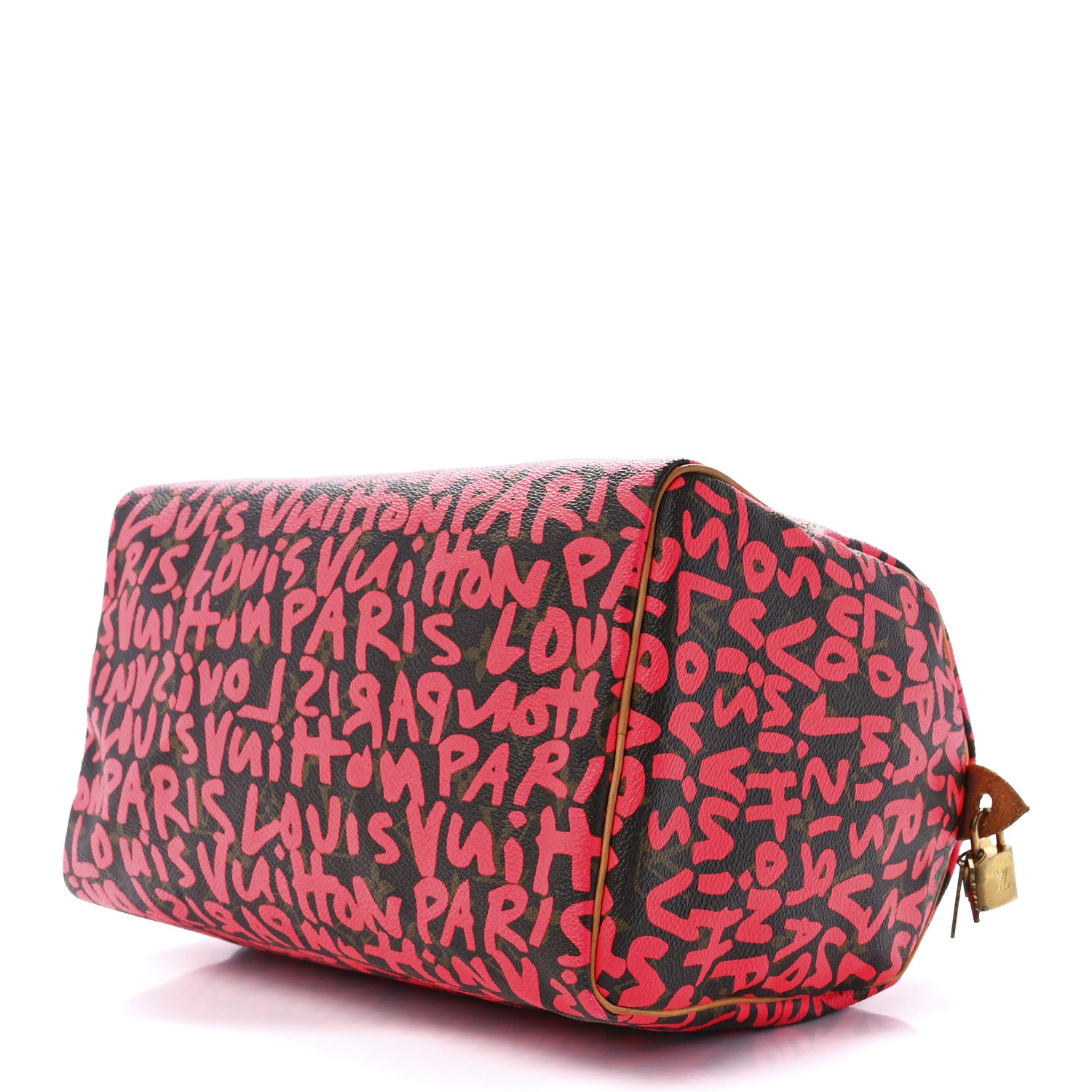Louis Vuitton Monogram Graffiti Speedy 30 Fuchsia 9 of 11