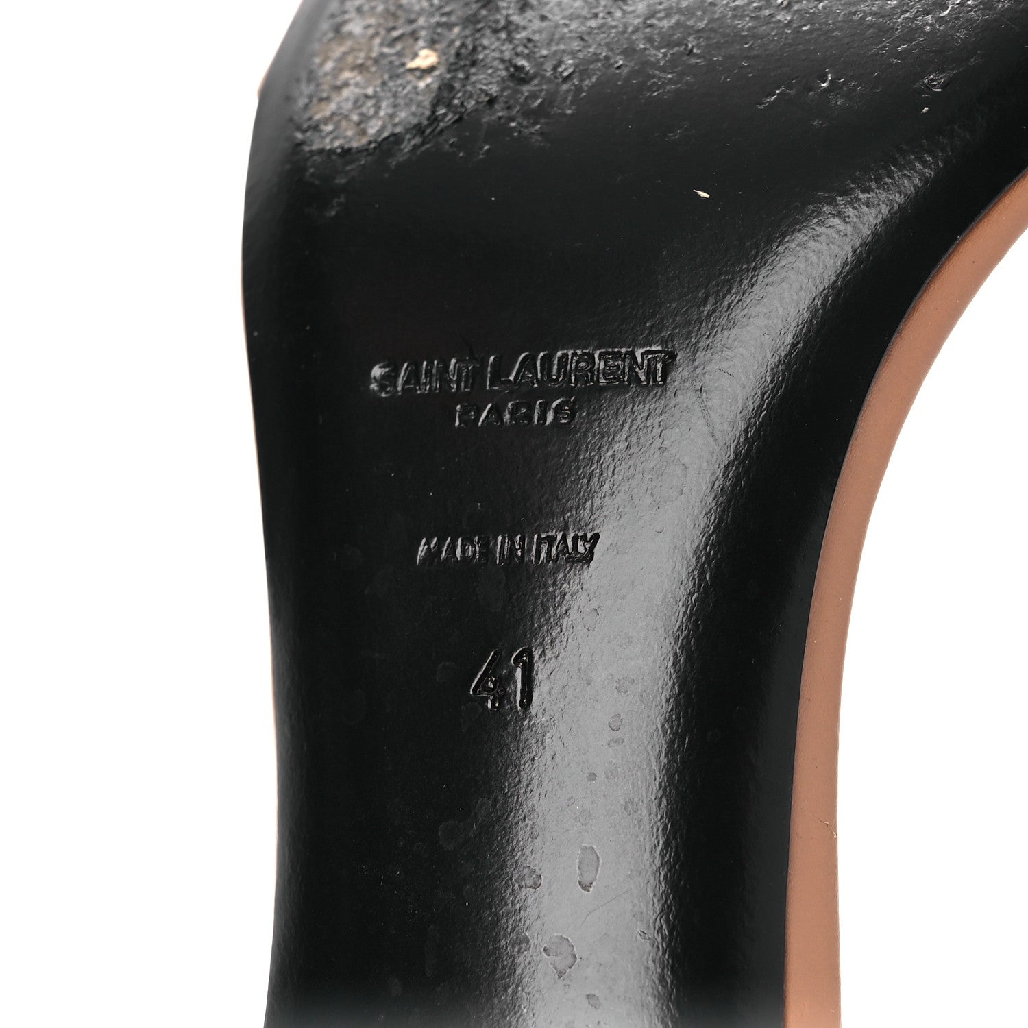 Saint Laurent Calfskin Ankle Strap Melody Sandals 41 Bisque 8 of 15