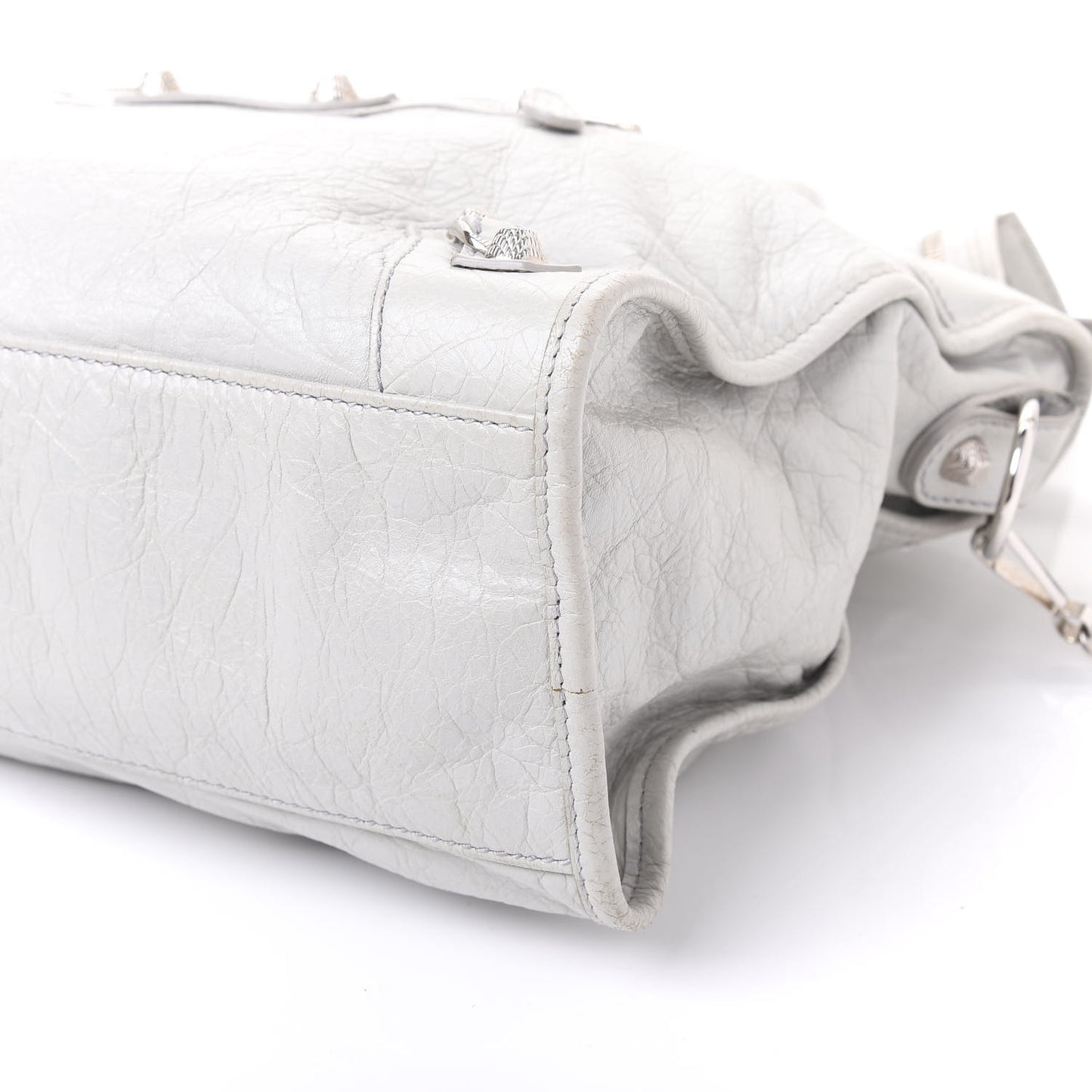 Agneau Giant 12 Silver Hardware City Gris Glace