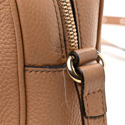 Gucci Pebbled Calfskin Small Soho Disco Bag Camelia 17 of 18