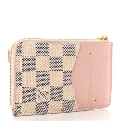 Louis Vuitton Damier Azur Recto Verso Card Holder Rose Ballerine 3 of 6