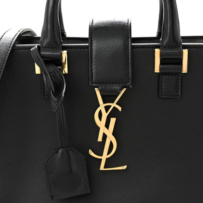 Saint Laurent Calfskin Monogram Baby Cabas Black 8 of 10