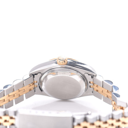 Rolex Stainless Steel 18K Yellow Gold Diamond 26mm Oyster Perpetual Datejust Watch Champagne 79173 4 of 4