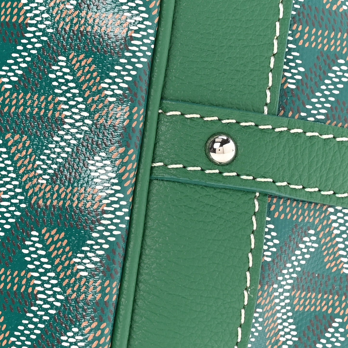 Goyardine Petit Flot Bucket Bag PM Green