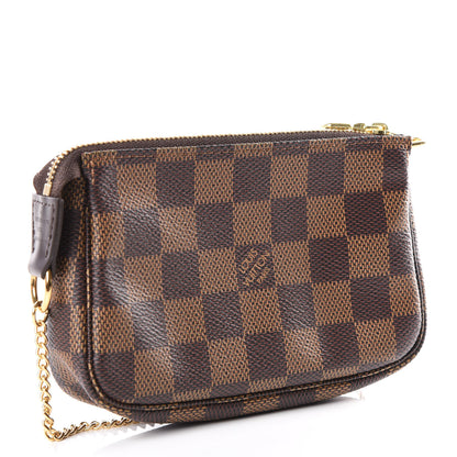 Louis Vuitton Damier Ebene Mini Pochette Accessories 2 of 9