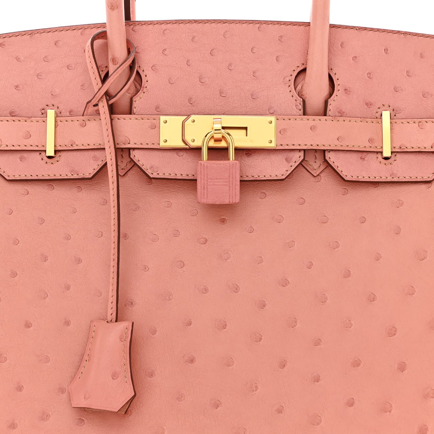 Hermes Ostrich Birkin 30 Terre Cuite 8 of 13