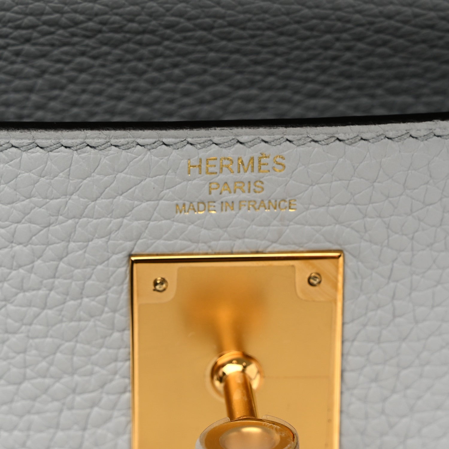 Hermes Togo Kelly Retourne 28 Bleu Pale 6 of 10