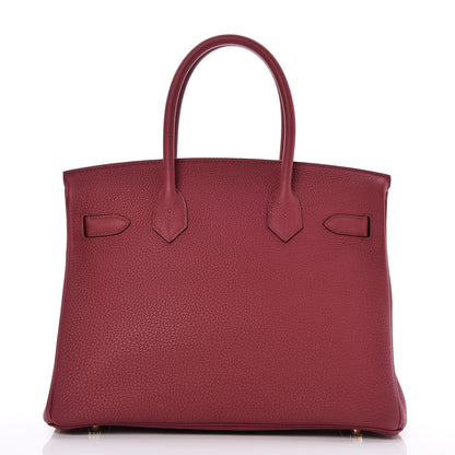 Hermes Togo Birkin 30 Rouge Grenat 4 of 35