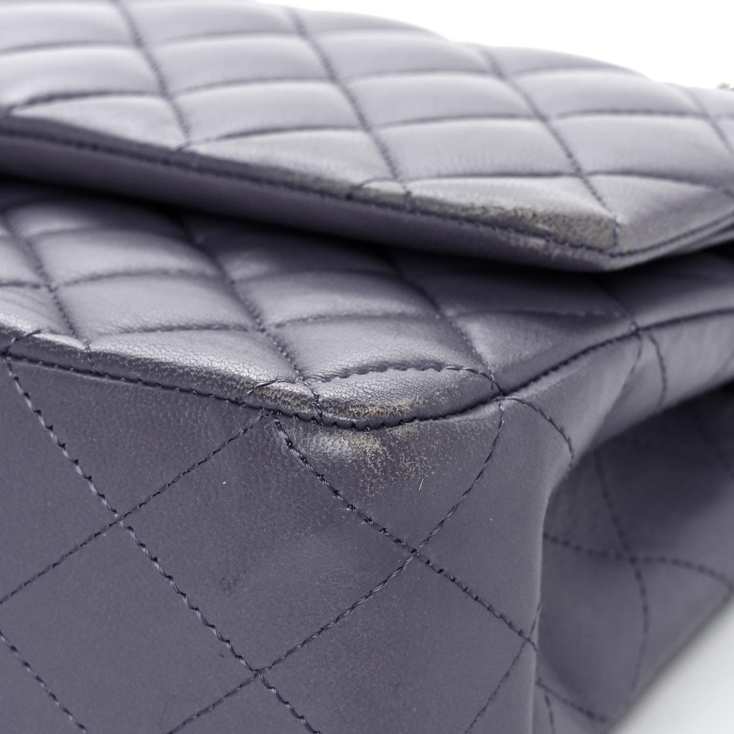 Chanel Lambskin Medium Double Flap Lavender 5 of 14