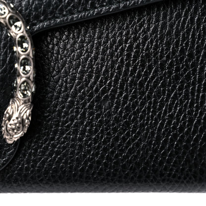 Gucci Calfskin Mini Dionysus Chain Wallet Black 13 of 15