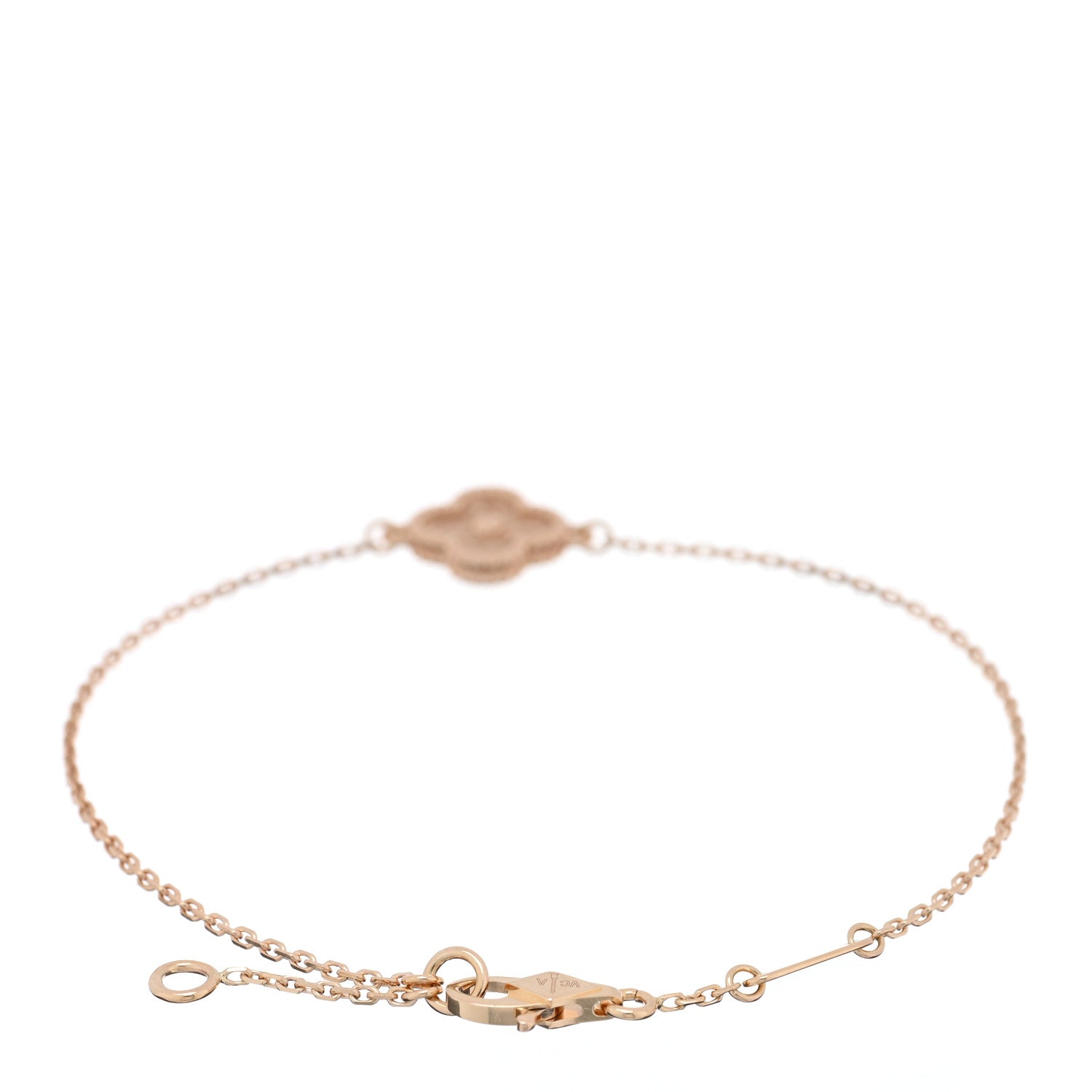 Van Cleef & Arpels 18K Rose Gold Sweet Alhambra Bracelet 2 of 3