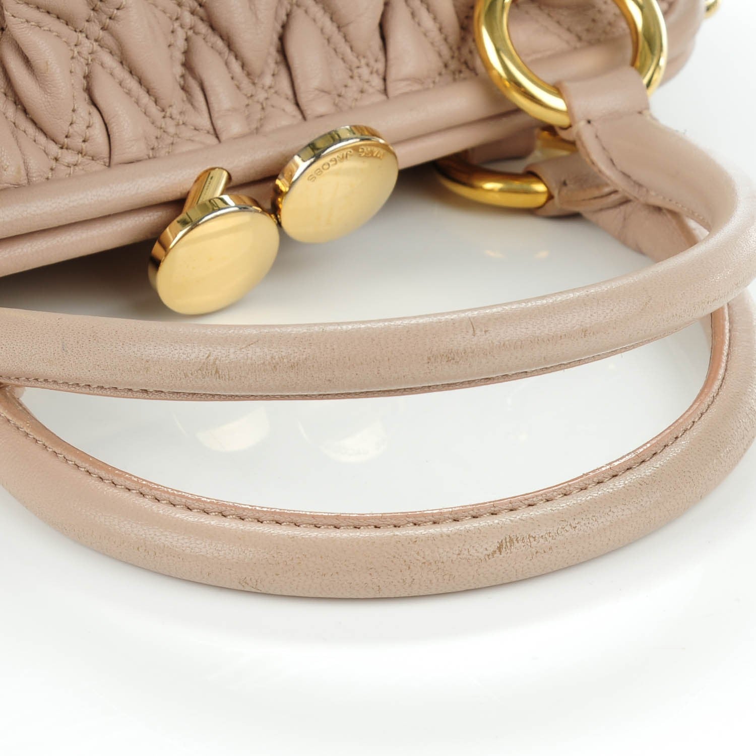 Marc Jacobs Calfskin Quilted Stam Blush 10 of 11