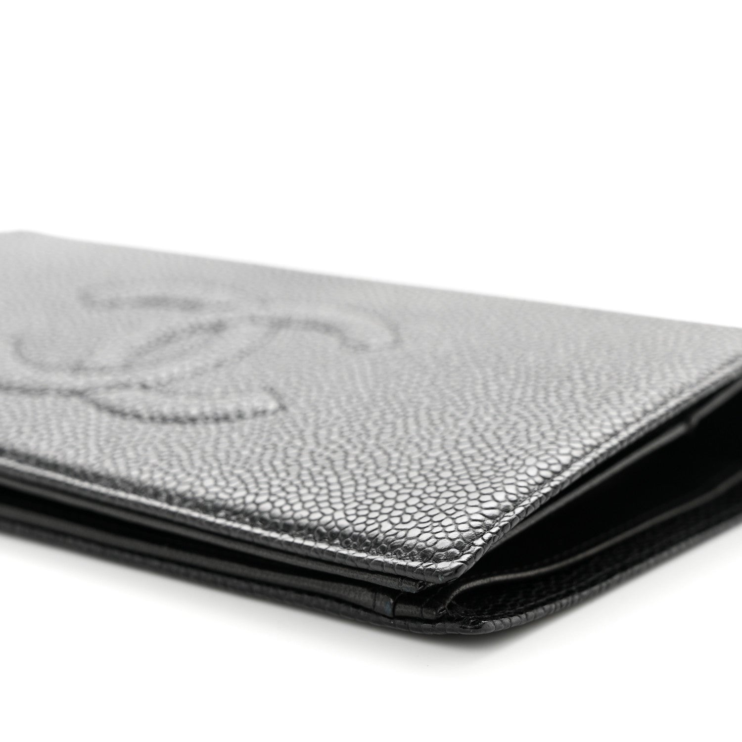 Chanel Caviar Timeless CC Yen Wallet Black 12 of 14