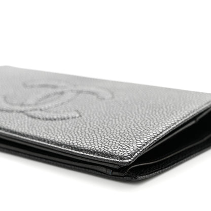 Chanel Caviar Timeless CC Yen Wallet Black 12 of 14