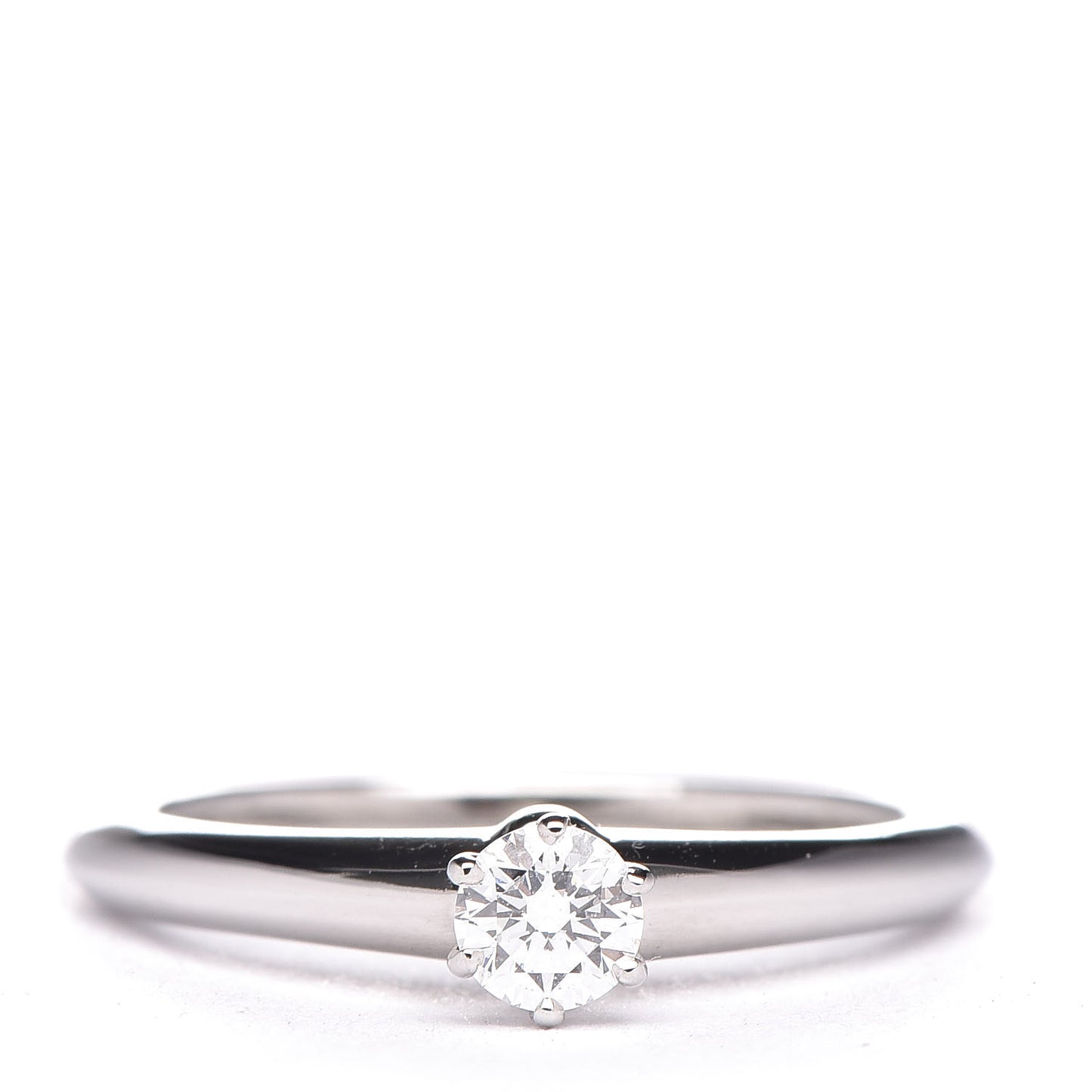 Platinum Diamond .18ct Solitaire Engagement Ring 47 4