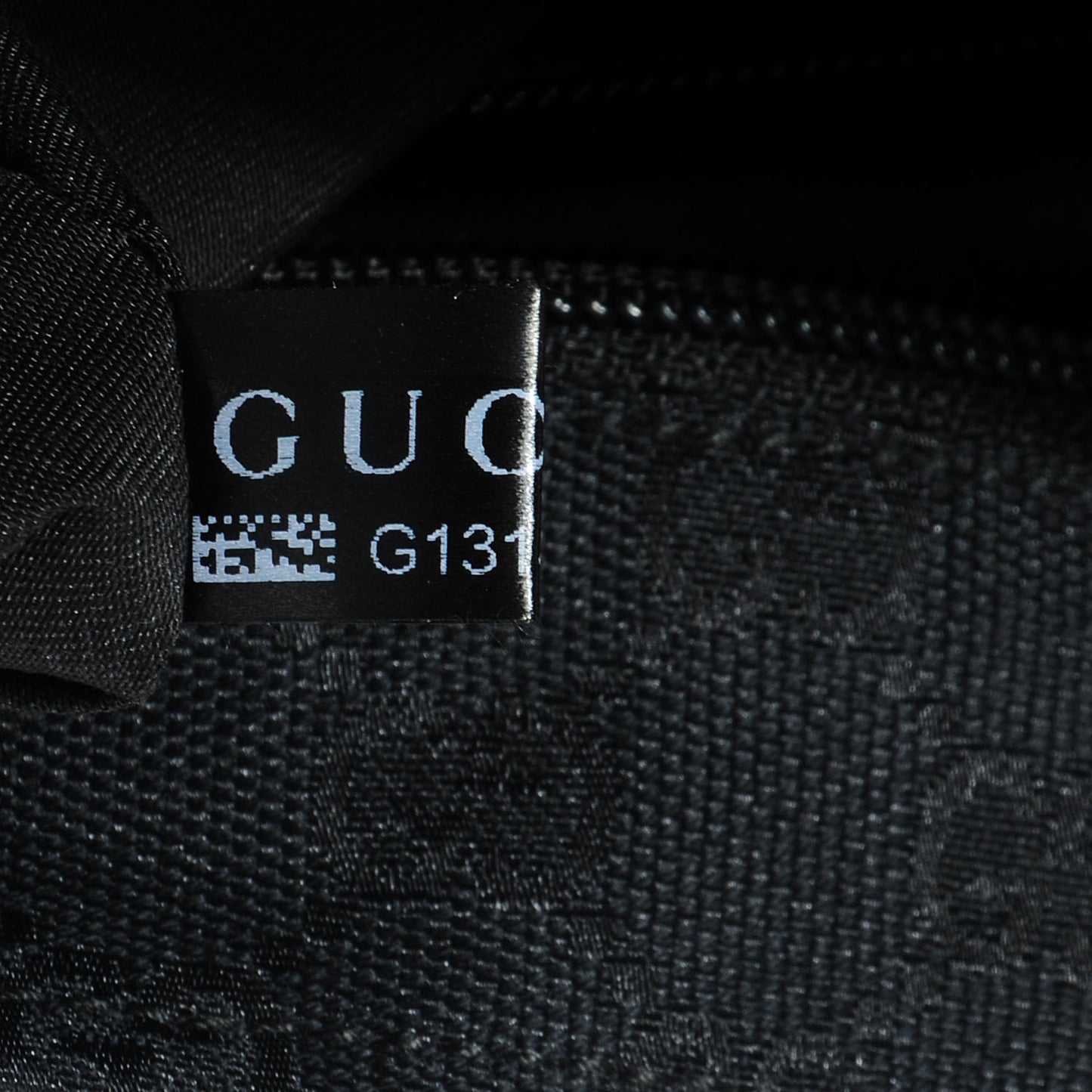 GG Monogram Large Web Handle Vertical Tote Black