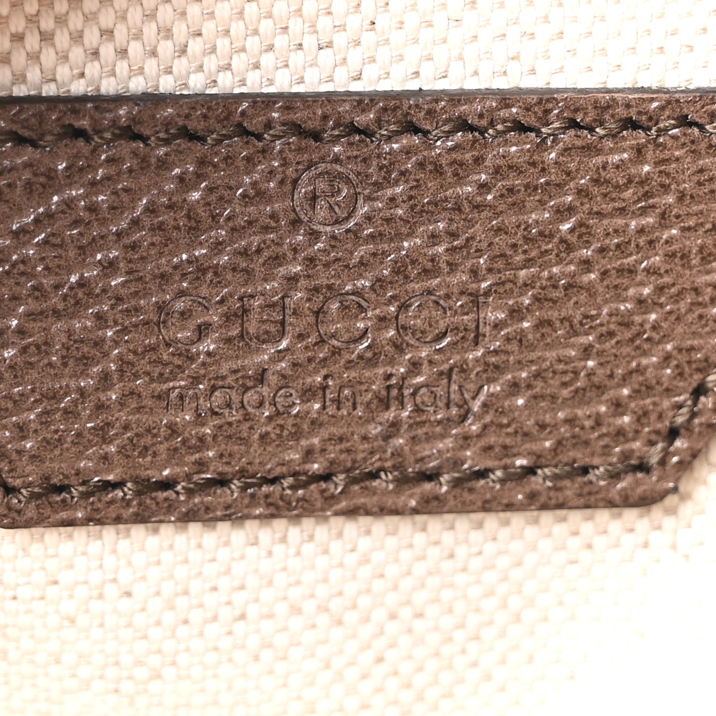 GG Supreme Monogram Equestrian Web Mini Ophidia Round Shoulder Bag Brown