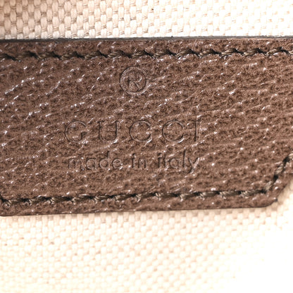 Gucci GG Supreme Monogram Equestrian Web Mini Ophidia Round Shoulder Bag Brown 5 of 9