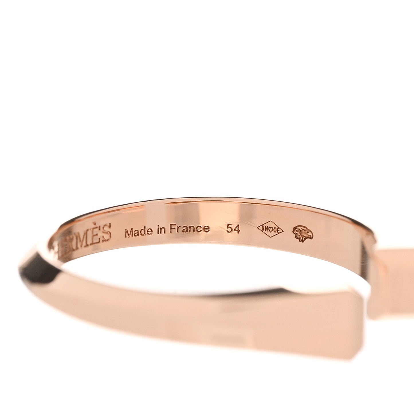 18K Rose Gold PM Clou de Forge Ring 54 7