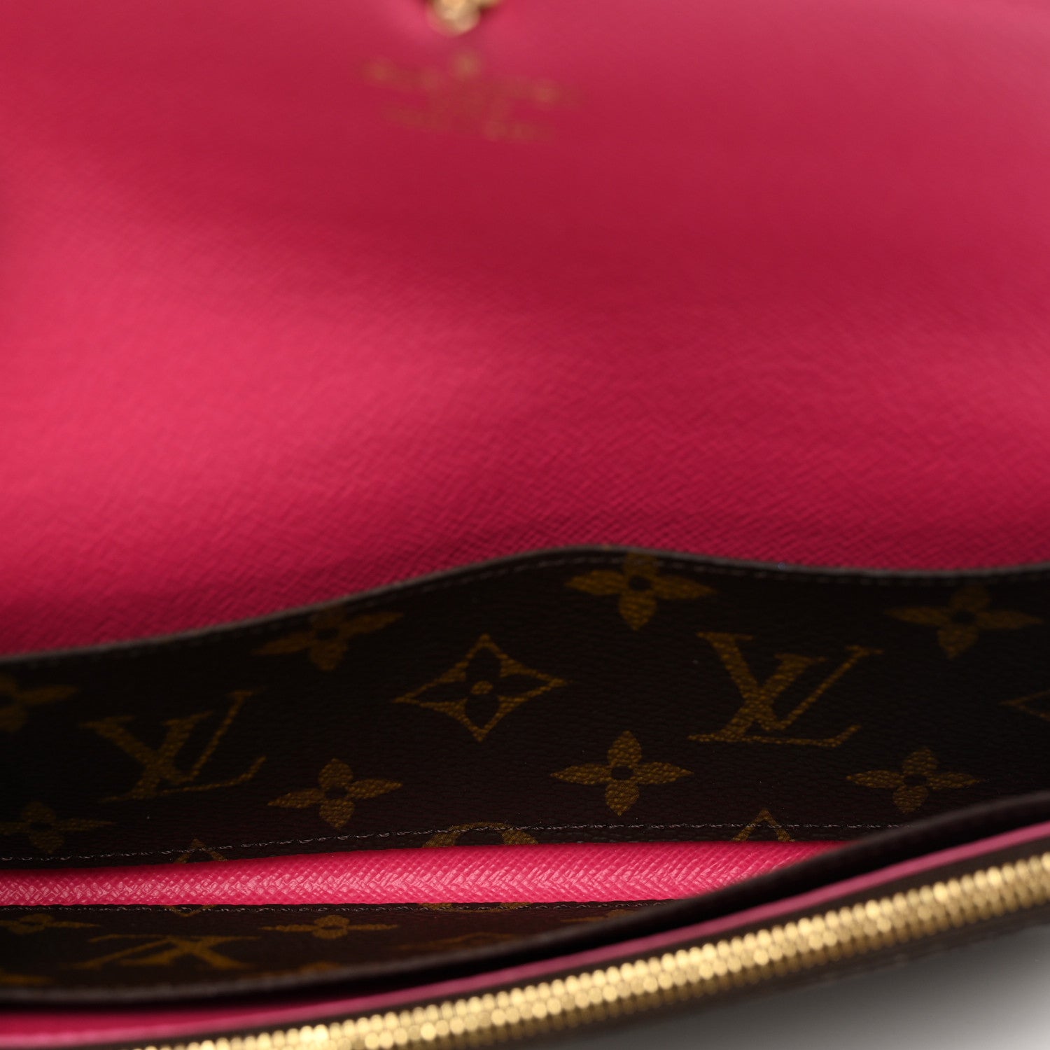 Louis Vuitton Monogram Bloom Flower Emilie Wallet Fuchsia 5 of 8