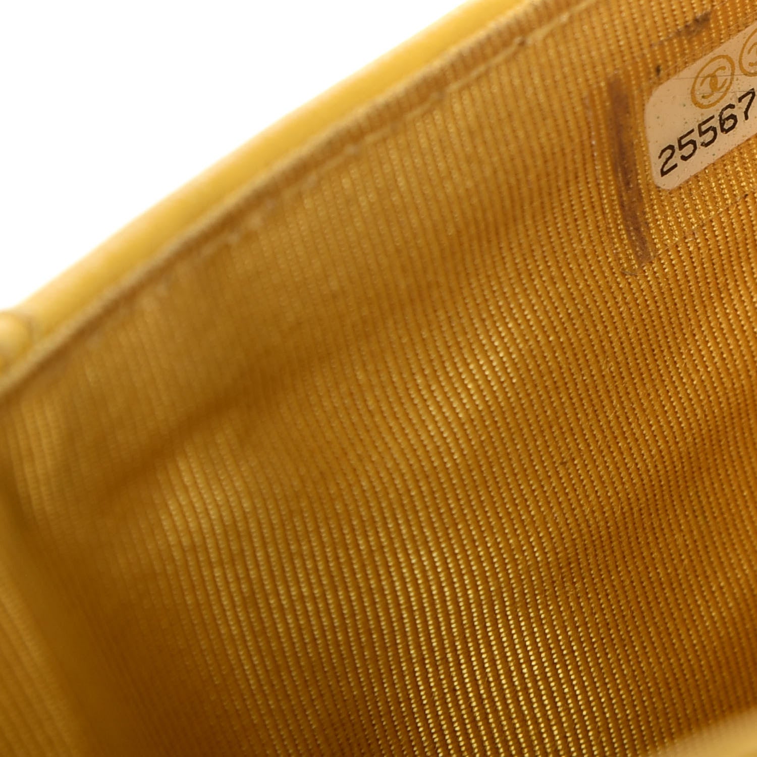 Chanel Caviar Quilted Medium Flap Wallet Yellow 7 of 7