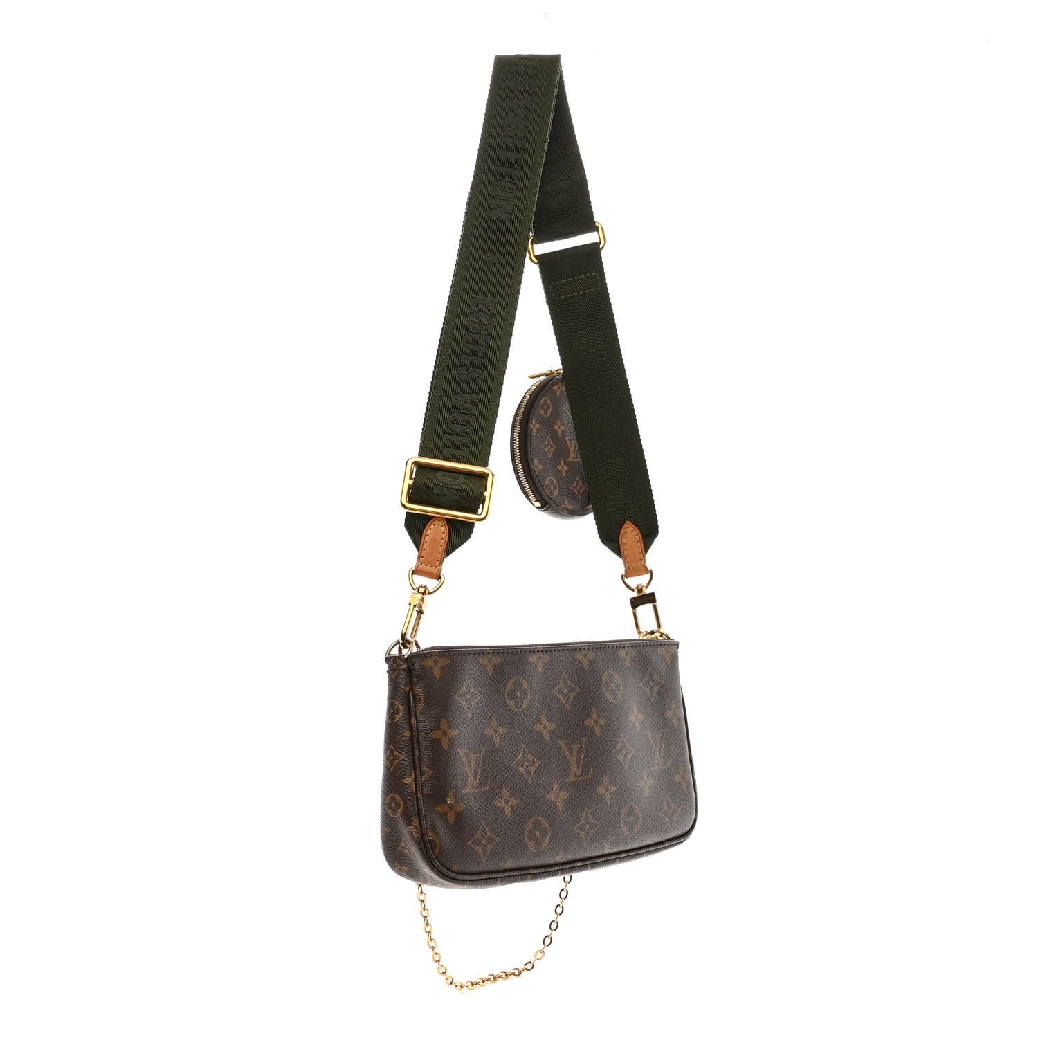 Louis Vuitton Monogram Multi Pochette Accessories Kaki 3 of 14