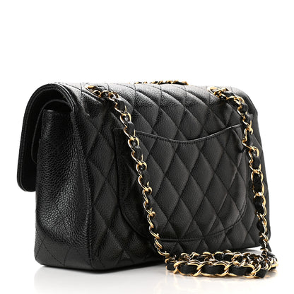 Chanel Caviar Quilted Small Double Flap Black 3 of 9