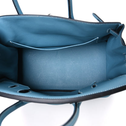Hermes Togo Birkin 30 New Bleu Jean 5 of 10