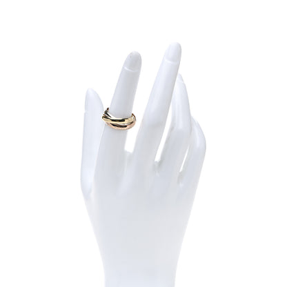 Cartier 18K Pink Yellow White Gold Classic Les Must De Cartier Trinity Ring 53 6.25 2 of 4