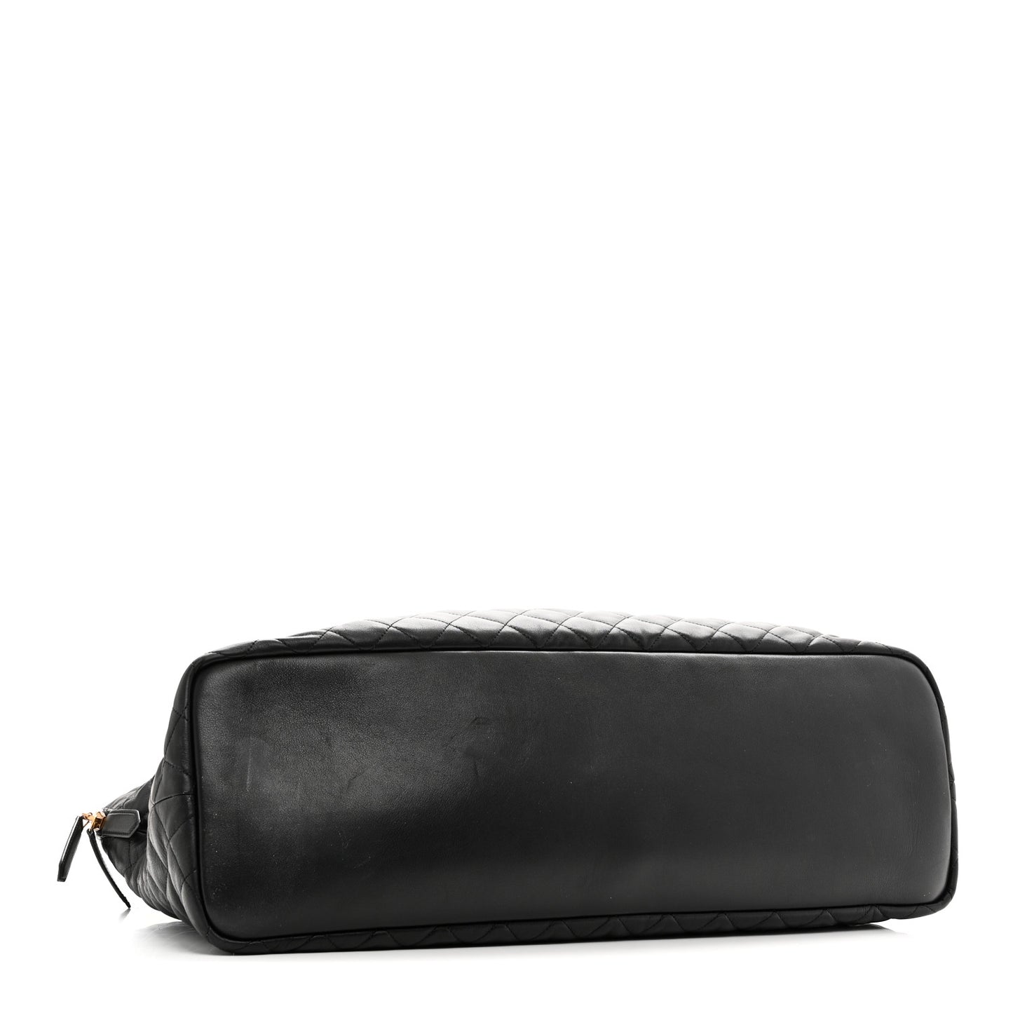 Calfskin Quilted ES Giant Travel Bag Black