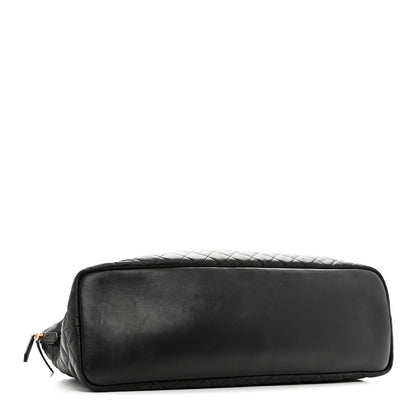 Saint Laurent Calfskin Quilted ES Giant Travel Bag Black 4 of 10