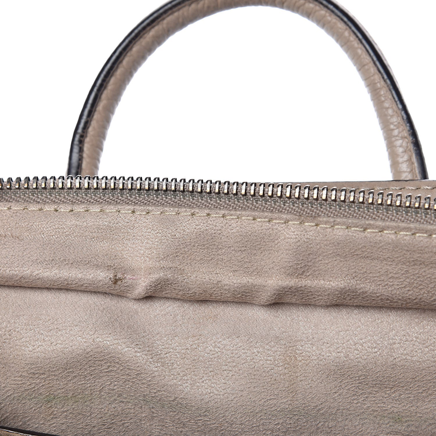 Celine Drummed Calfskin Nano Luggage Dune 17 of 17