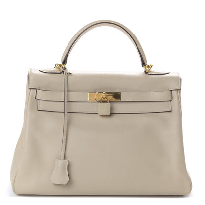 Hermes Swift Kelly Retourne 32 Parchemin 1 of 18