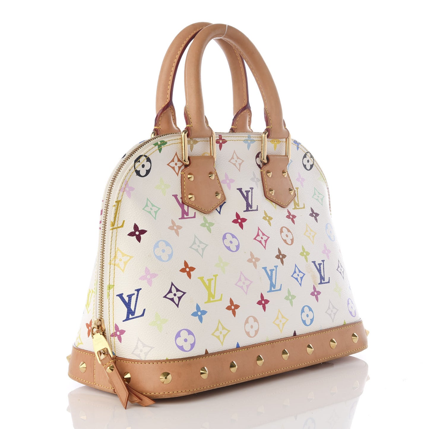 Monogram Multicolor Alma PM White