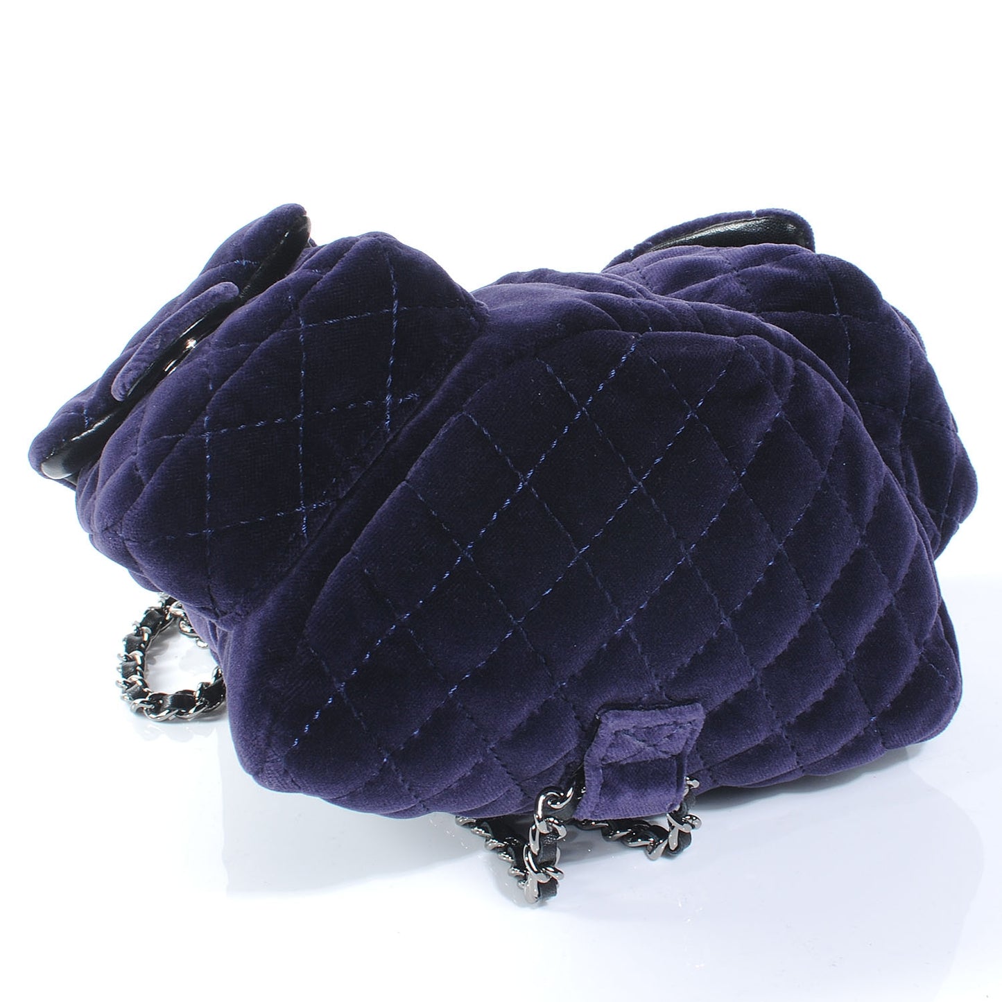 Velvet Mini Backpack Plum