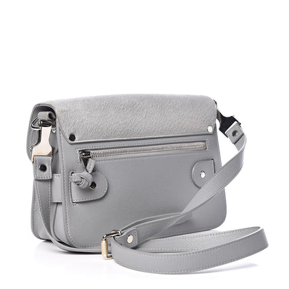 Proenza Schouler Calf Hair Mini PS11 Classic Shoulder Bag Grey 3 of 13