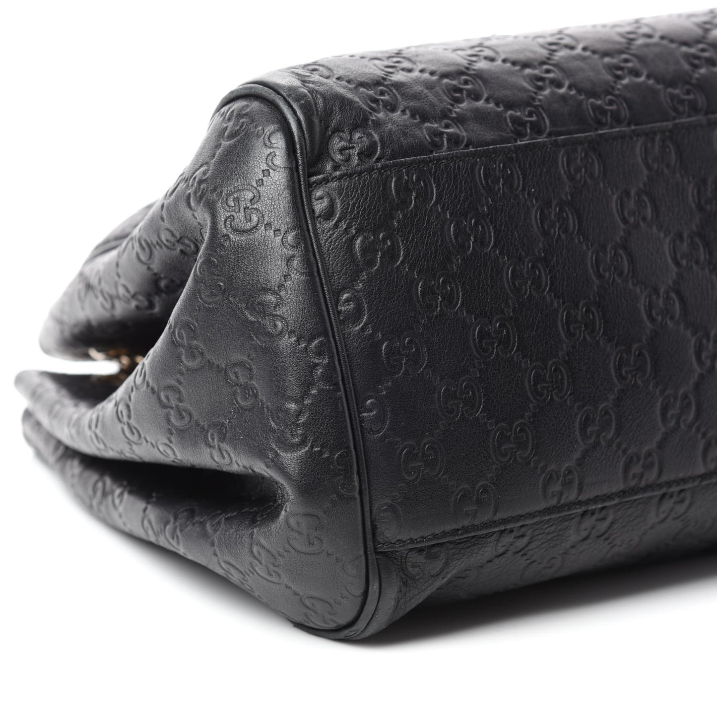Guccissima Medium Emily Shoulder Bag Black