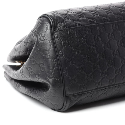 Gucci Guccissima Medium Emily Shoulder Bag Black 6 of 10
