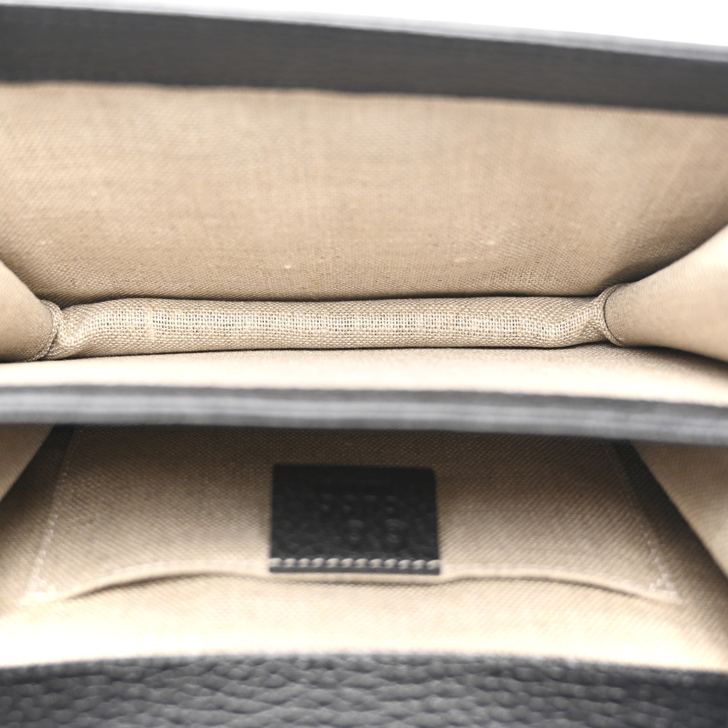 Gucci Dollar Calfskin Small Interlocking G Shoulder Bag Black 5 of 14