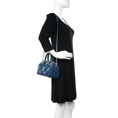 Louis Vuitton Empreinte Monogram Giant Speedy Bandouliere 20 Degrade Blue 2 of 10