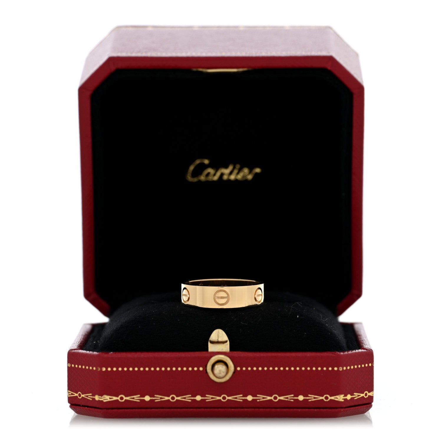 Cartier 18K Yellow Gold 5.5mm LOVE Ring 58 8.5 5 of 5