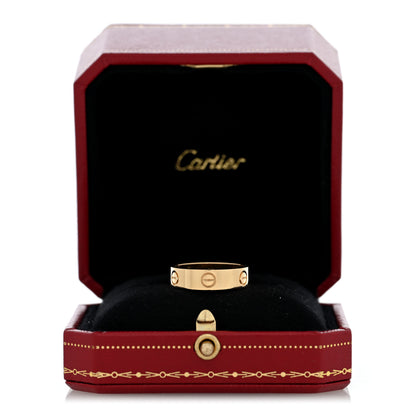 Cartier 18K Yellow Gold 5.5mm LOVE Ring 58 8.5 5 of 5