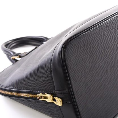 Louis Vuitton Epi Alma MM Black 5 of 11