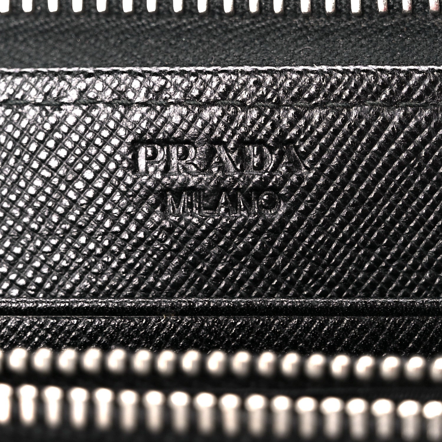 Prada Tessuto Nylon Zip Around Wallet Black 8 of 12