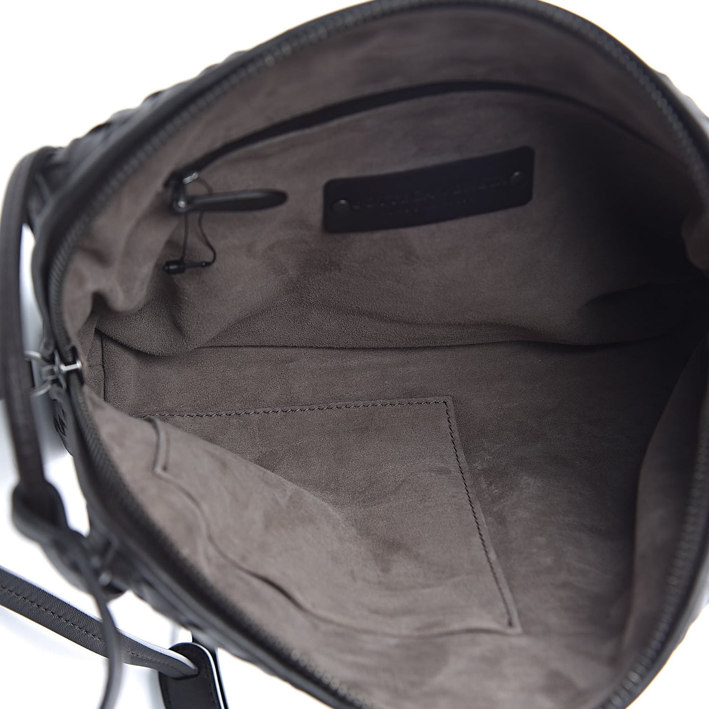 Nappa Intrecciato Pillow Crossbody Messenger Ebano