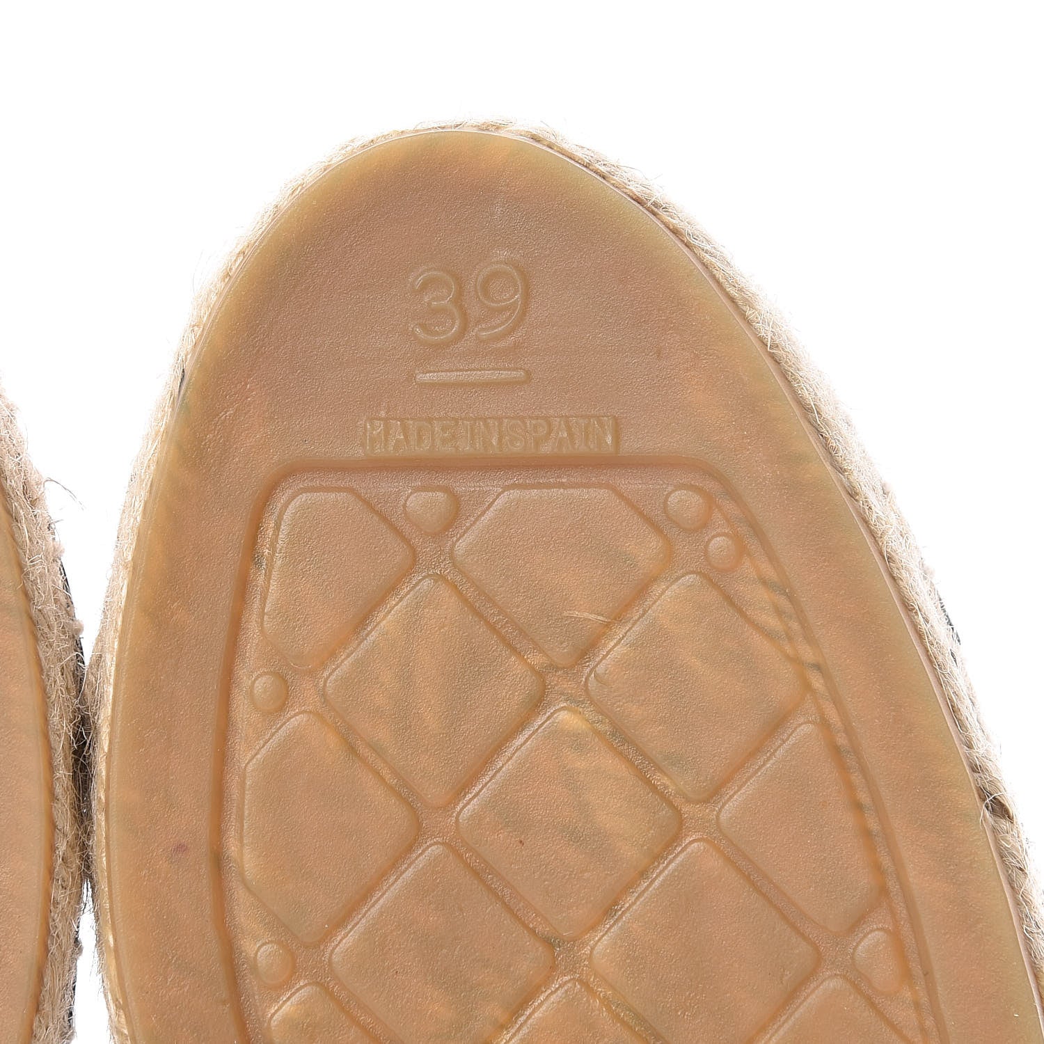Chanel Iridescent Goatskin Patent CC Espadrille Mules 39 Black 8 of 11